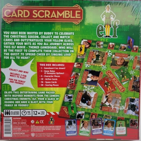 🌟3/$25🌟Elf Card Scramble Game Of Collection And Strategy Board Game NEW Sealed - Picture 4 of 4